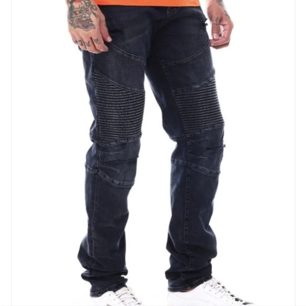 True Religion Rocco relaxed skinny moto men's‎ jeans size 36 new!!!!